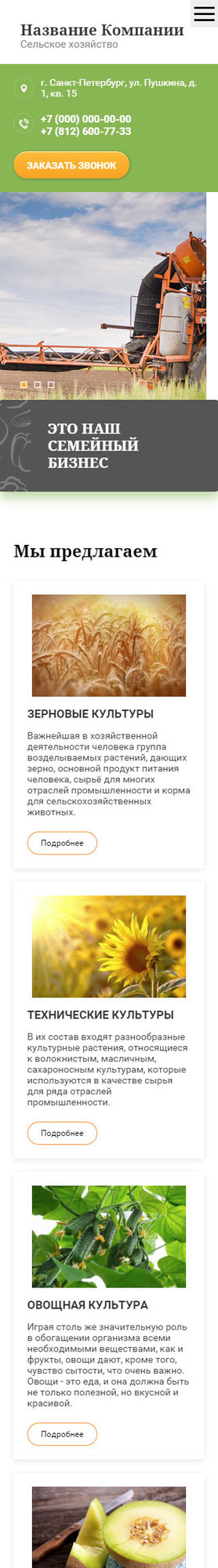 Мобильная версия дизайна № 67275