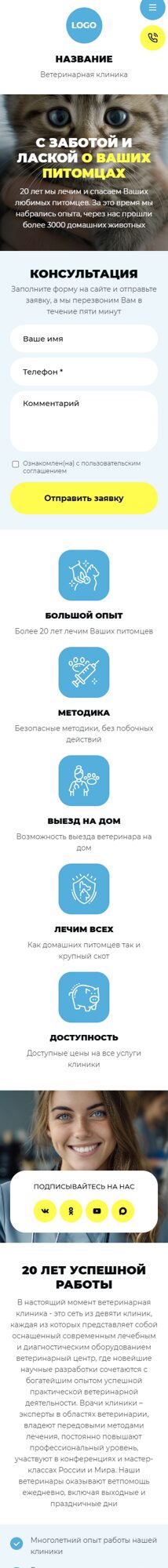 Мобильная версия дизайна № 105155