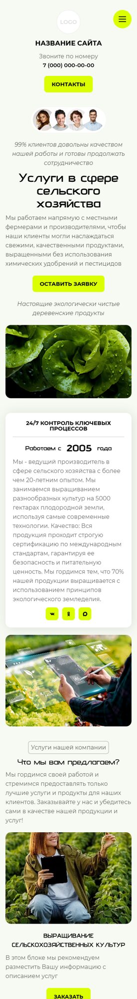 Мобильная версия дизайна № 105445