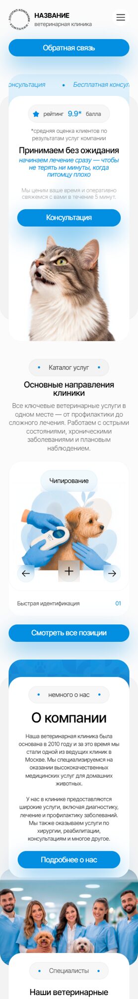 Мобильная версия дизайна № 105431