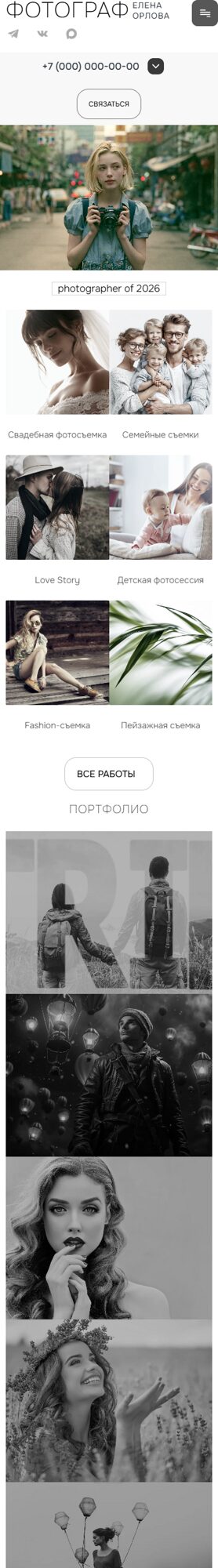 Мобильная версия дизайна № 106540