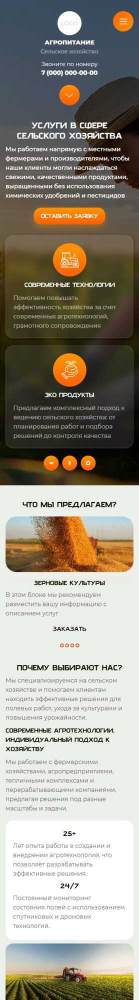 Мобильная версия дизайна № 106455