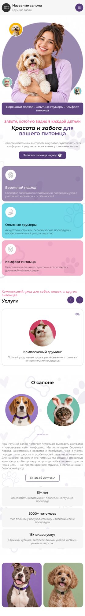 Мобильная версия дизайна № 107414