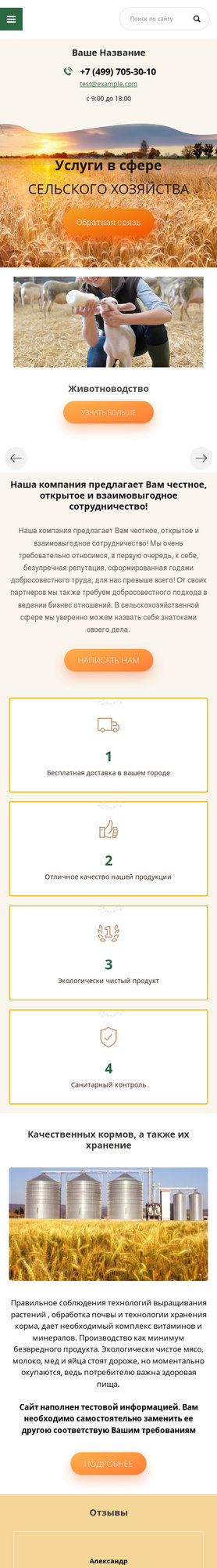 Мобильная версия дизайна № 77858