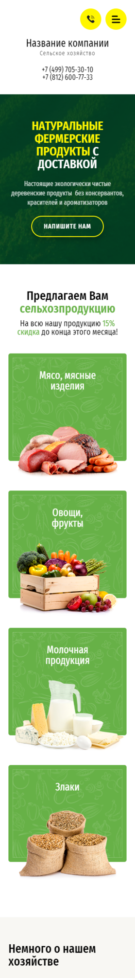Мобильная версия дизайна № 81835