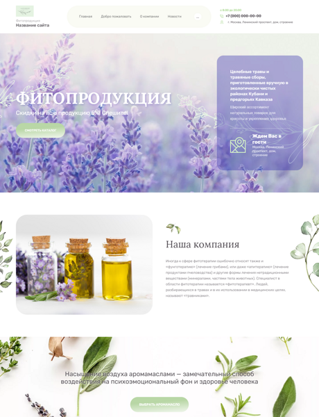 Готовый Сайт-Бизнес № 3574908 - Фитопродукция (Превью)