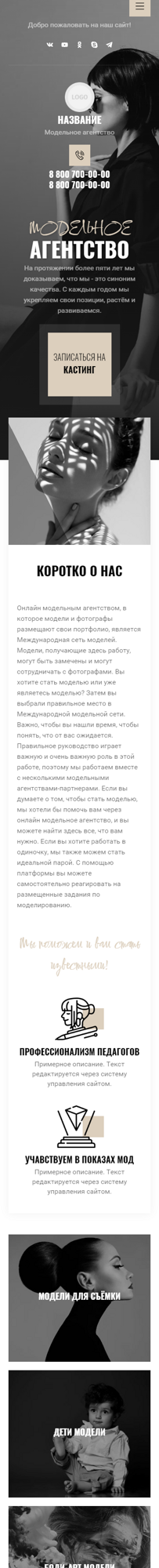 Мобильная версия дизайна № 87820