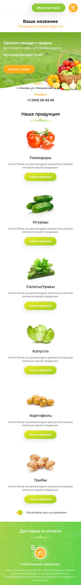 Мобильная версия дизайна № 75758