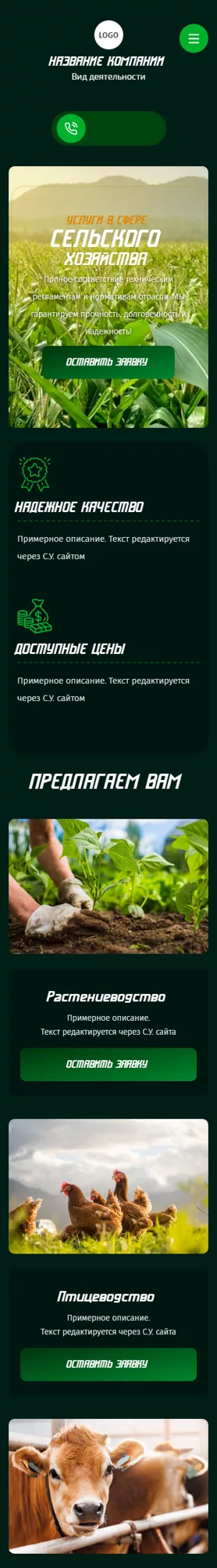 Мобильная версия дизайна № 100521